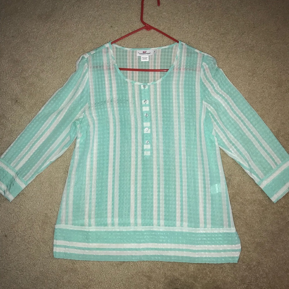 Mint Vineyard Vines shirt